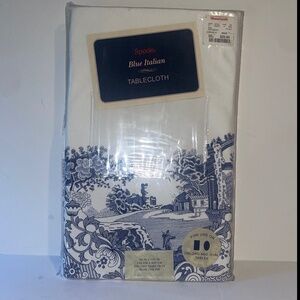 Spode Blue Italian Oblong Tablecloth-60x120